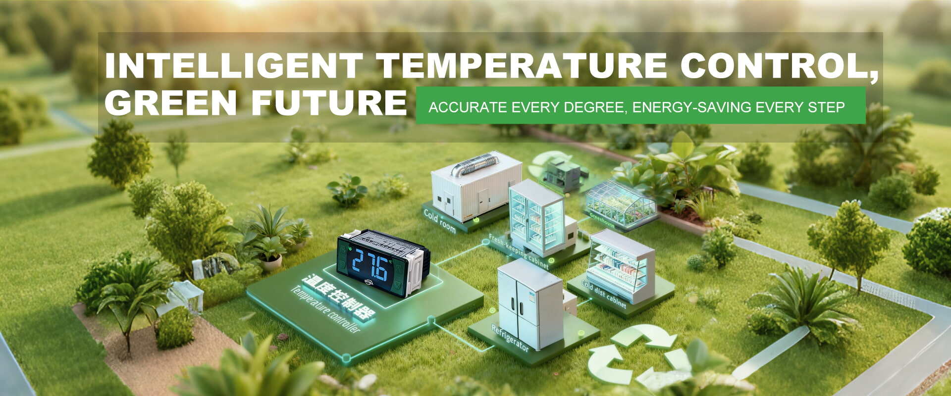Intelligent temperature control,  green future Accurate every degree, energy-saving every step
