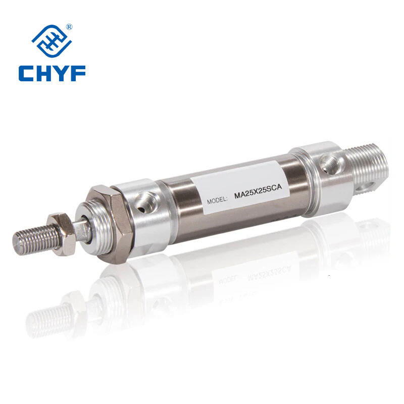 Small Pneumatic Stainless Steel Mini Cylinder MA16/20/25/32/40-25SX50*75X100X150S-CA MA