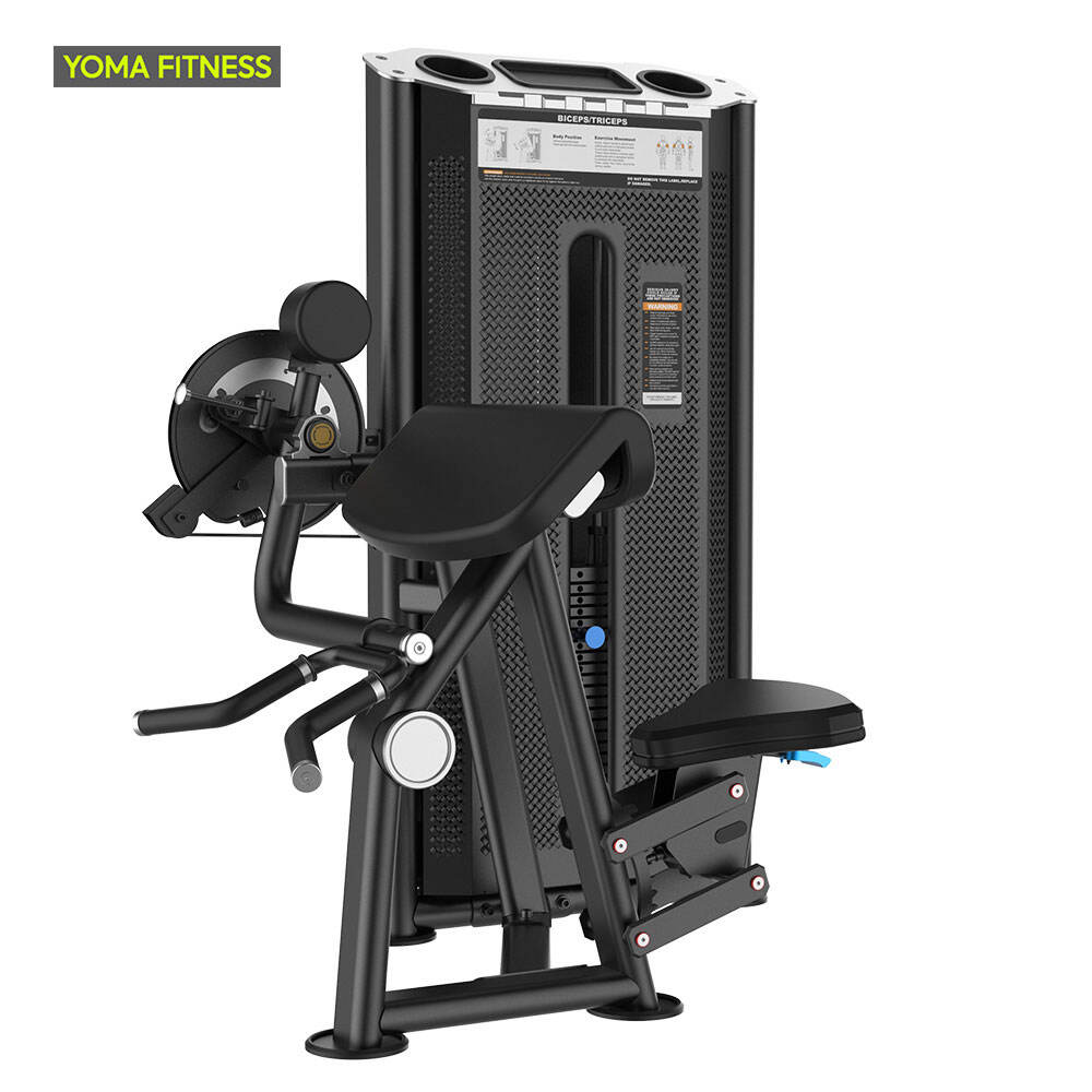 YOMA FITNESS Macchina per Bicipiti e Tricipiti