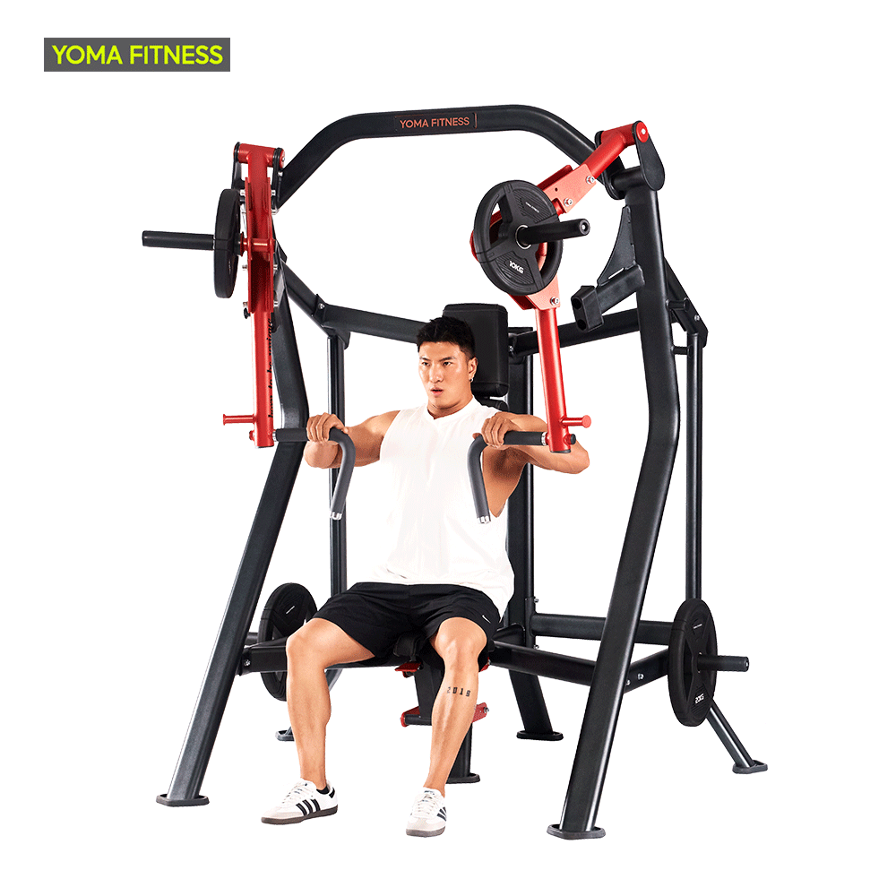 YOMA FITNESS Seated High Pivot Chest Press Machine in Guangzhou, China