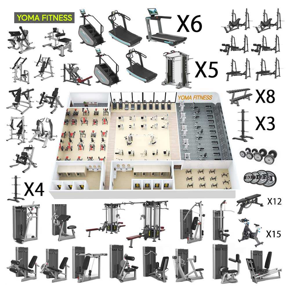 Complete Full Gym Equipment Package for Your Fitness Needs