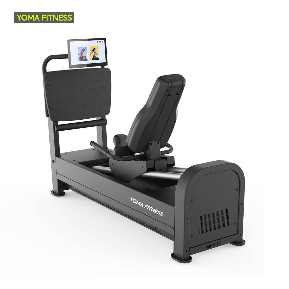 Máquina inteligente de entrenamiento de fuerza digital, prensa de piernas sentada, equipo de gimnasio con IA