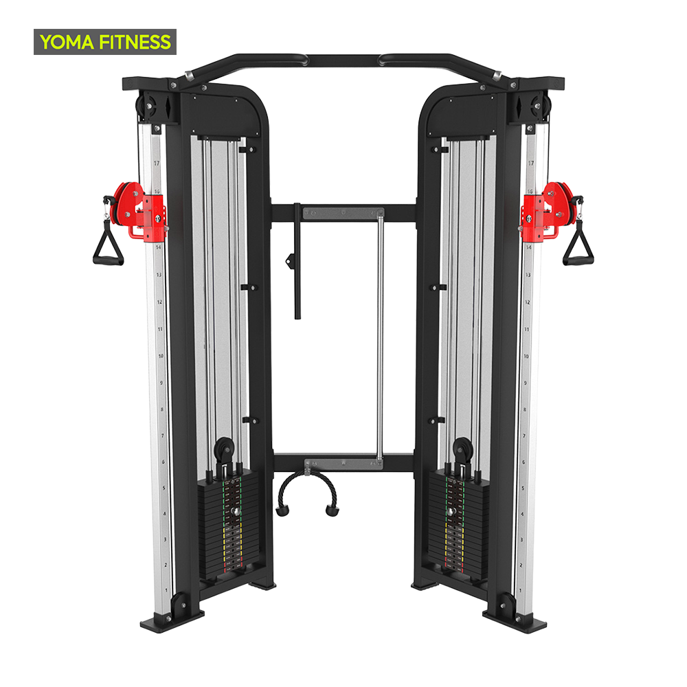 YOMA FITNESS Dual Adjustable Pulley with Stabilization
