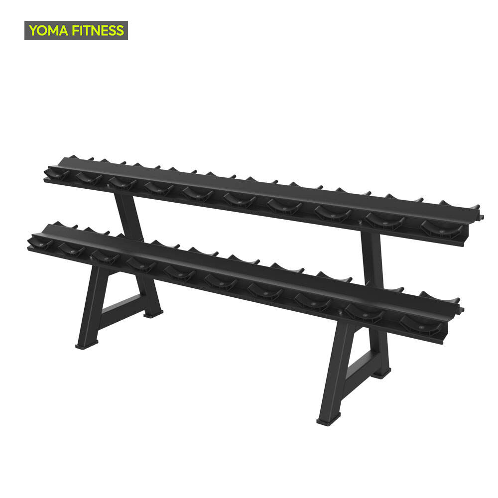 YOMA FITNESS Екі қабатты гантель сөресі (10 жұп)