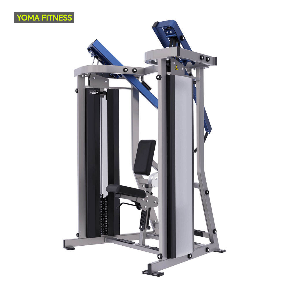 YOMA FITNESS Bağımsız Kol Pimli Yüklemeli Oturarak Sırt Çekme Makinesi, Guangzhou, Çin