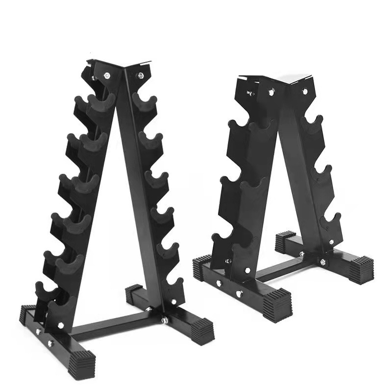 Commercial A-Frame 10-Tier Dumbbell Rack