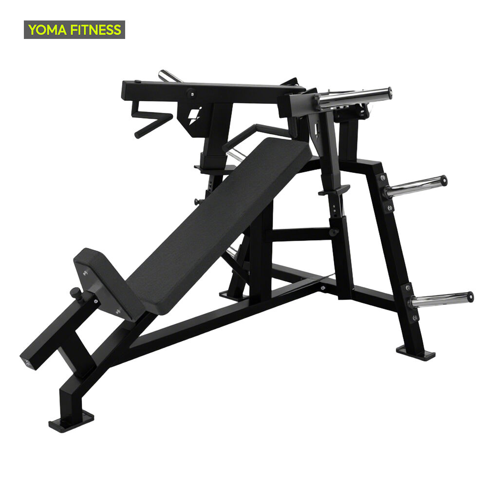 YOMA FITNESS Тренажер для жима штанги на наклонной скамье