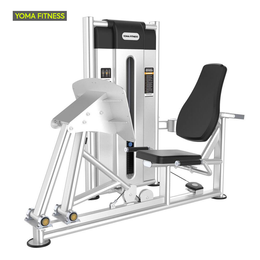 YOMA FITNESS Sitzbank-Beinpressmaschine