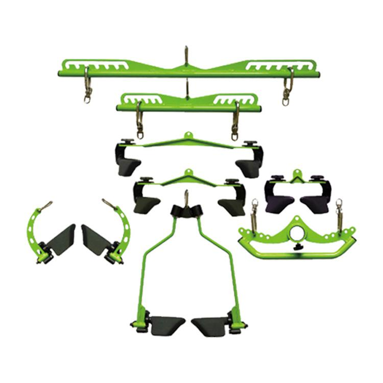 8-Piece Adjustable Lat Pulldown Handle Set