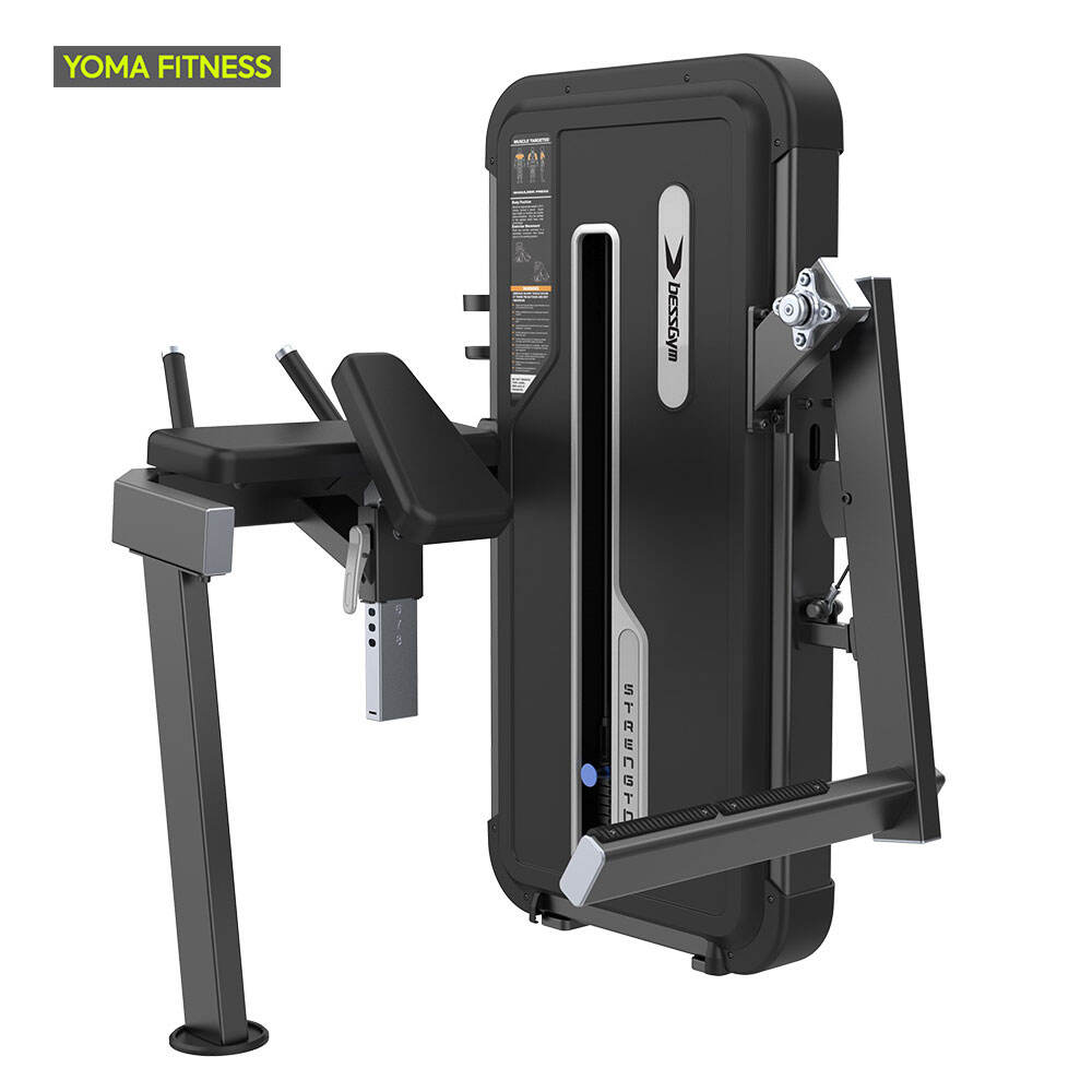 YOMA FITNESS የንግድ አይነት የተቀመጧ ሌግ ፕሬስ መሳሪያ