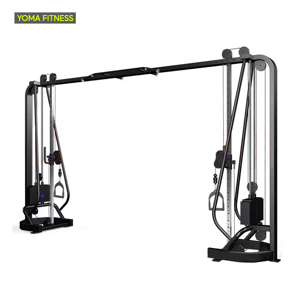 YOMA FITNESS Adjustable Cable Crossover Machine