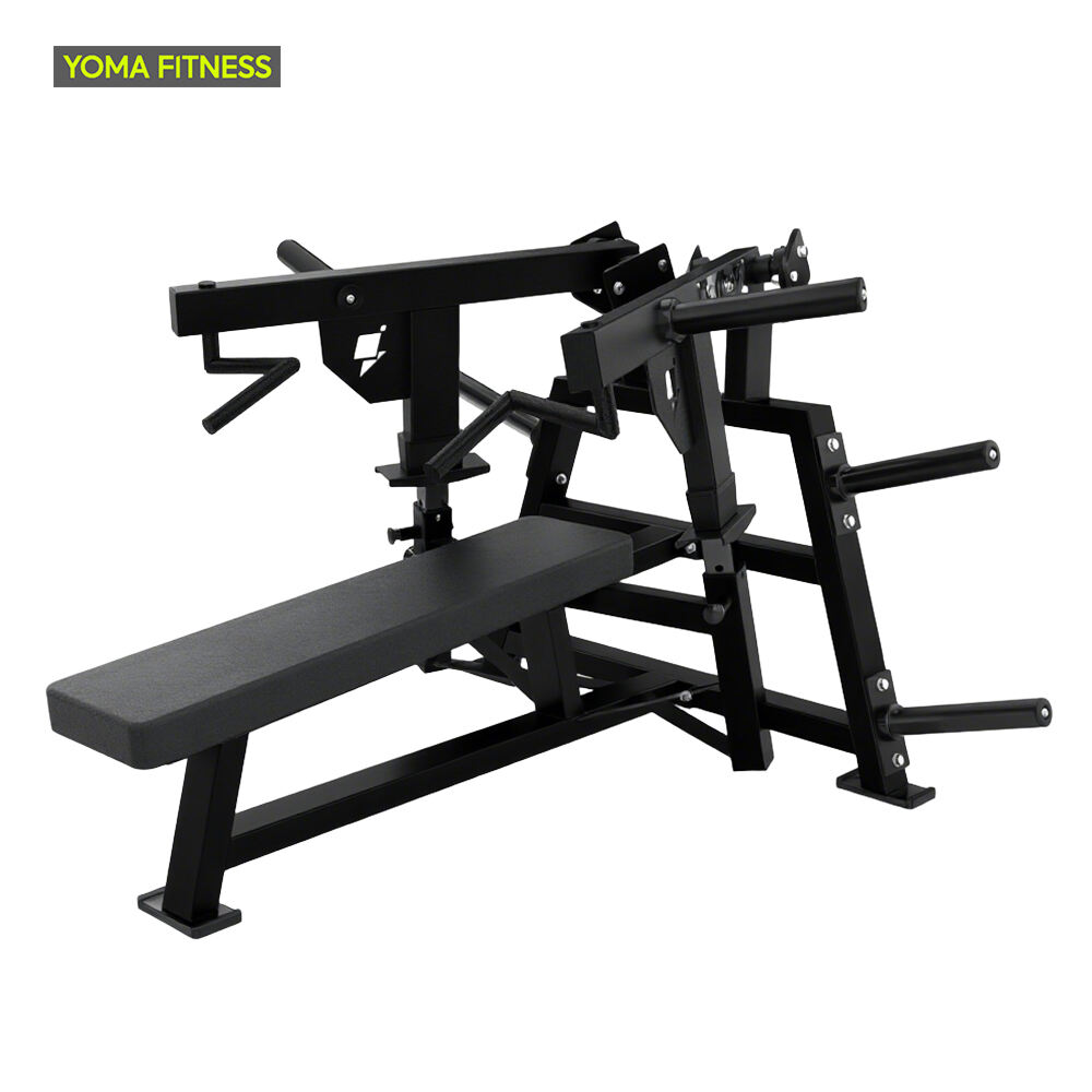 YOMA FITNESS ጠፍጣፋ የደረት ማተሚያ ማሽን