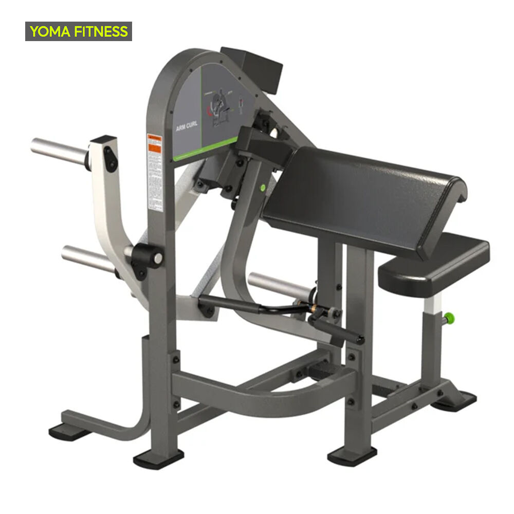 YOMA Prime-Style Plate Loaded Arm Curl მანქანა