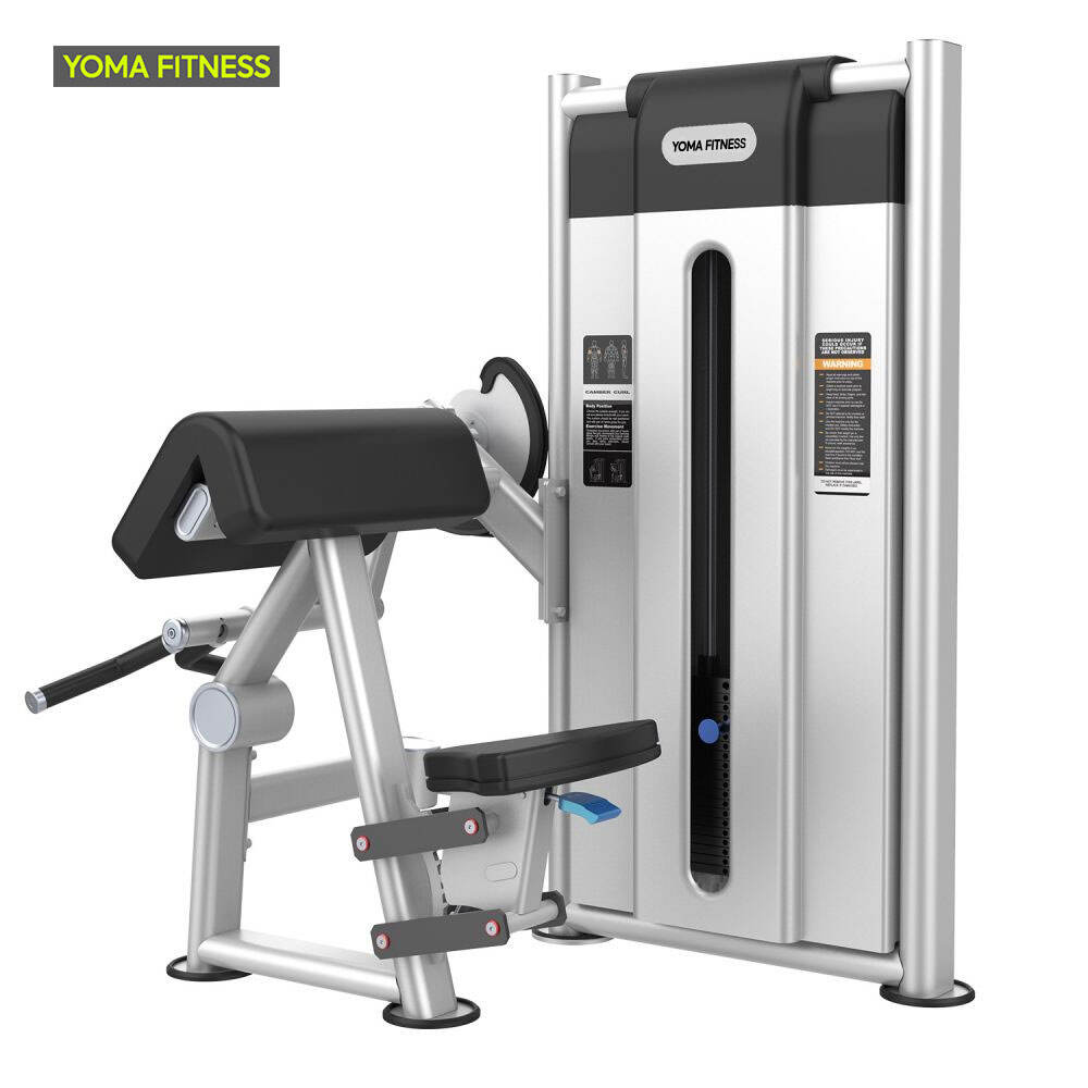 YOMA FITNESS Macchina per Curl Bicipiti a 45°