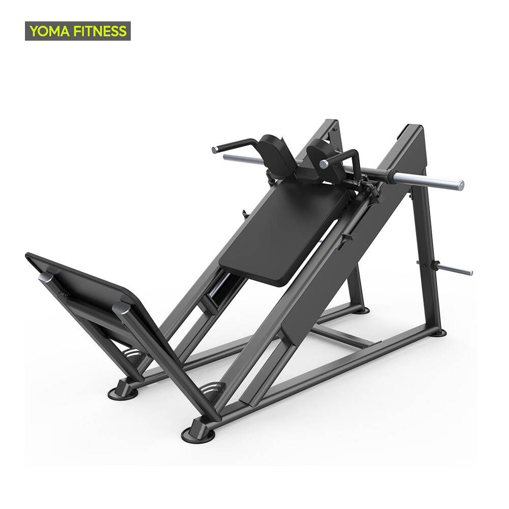 YOMA FITNESS Macchina per Squat con Pesi a Piastra