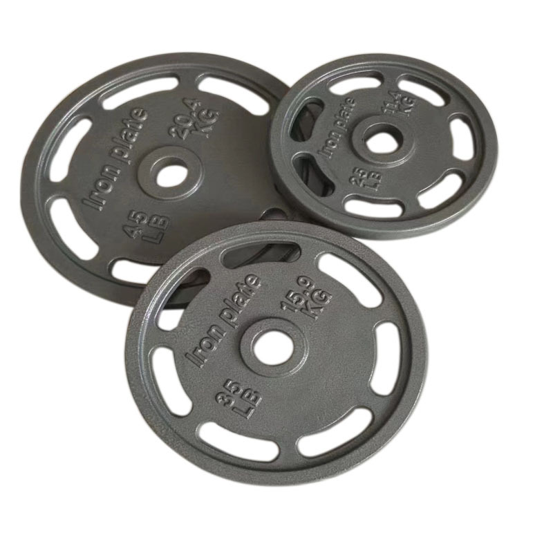 Powder-Coated Bumper Plate with 7-Hole Pattern