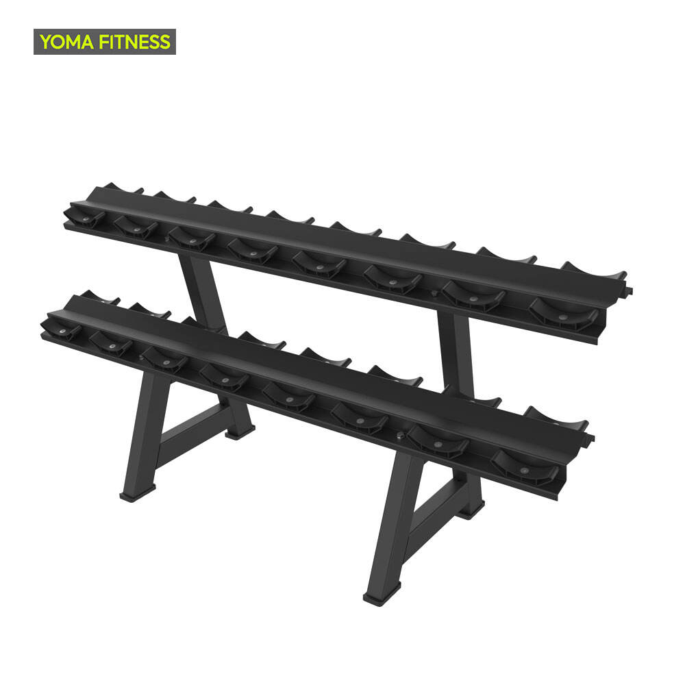 YOMA FITNESS Екі қабатты гантель сөресі (8 жұп)