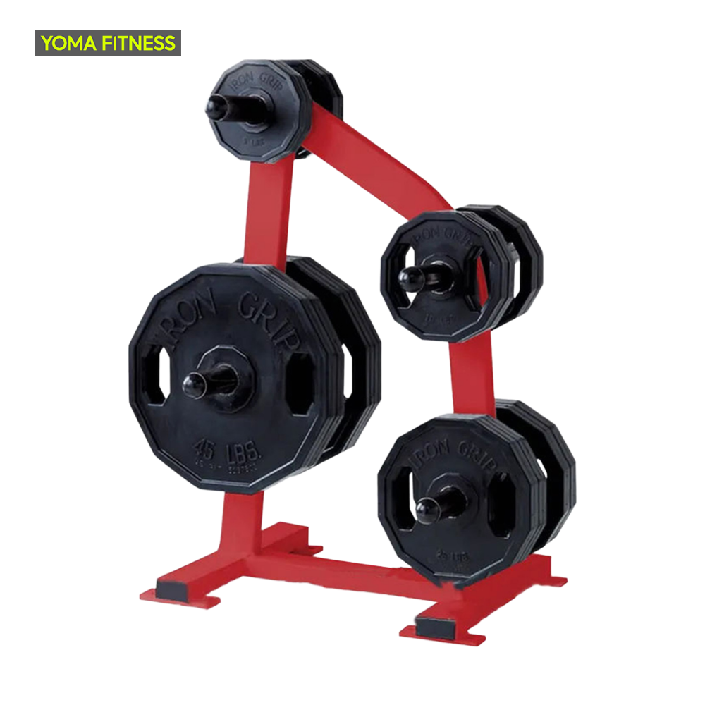 YOMA FITNESS Barbell plate rack