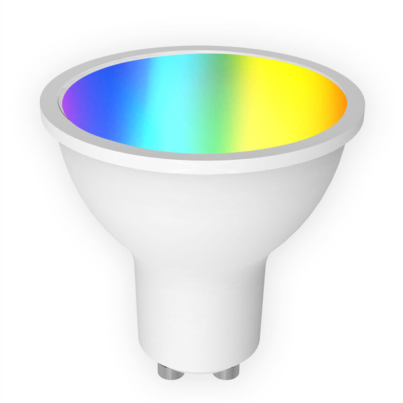 Lampadine Alexa, Lampada WiFi Smart, 4.7 W Equivalente a 50 W, RGB 16 Milioni di Colori + Bianco Caldo e Freddo, Regolabile tramite App o Voce