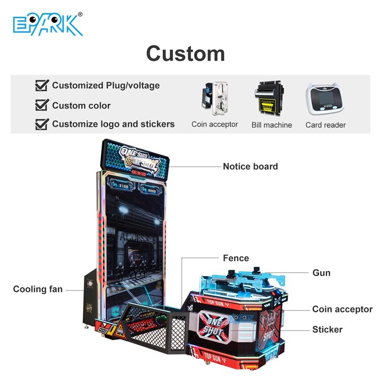 One Shot Shooting Game Machines for Arcades