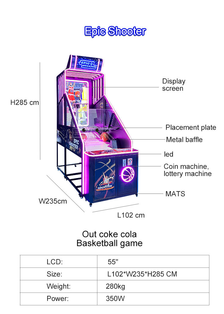Choose EPARK Basketball Machines - Exciting Gameplay & Sturdy Quality