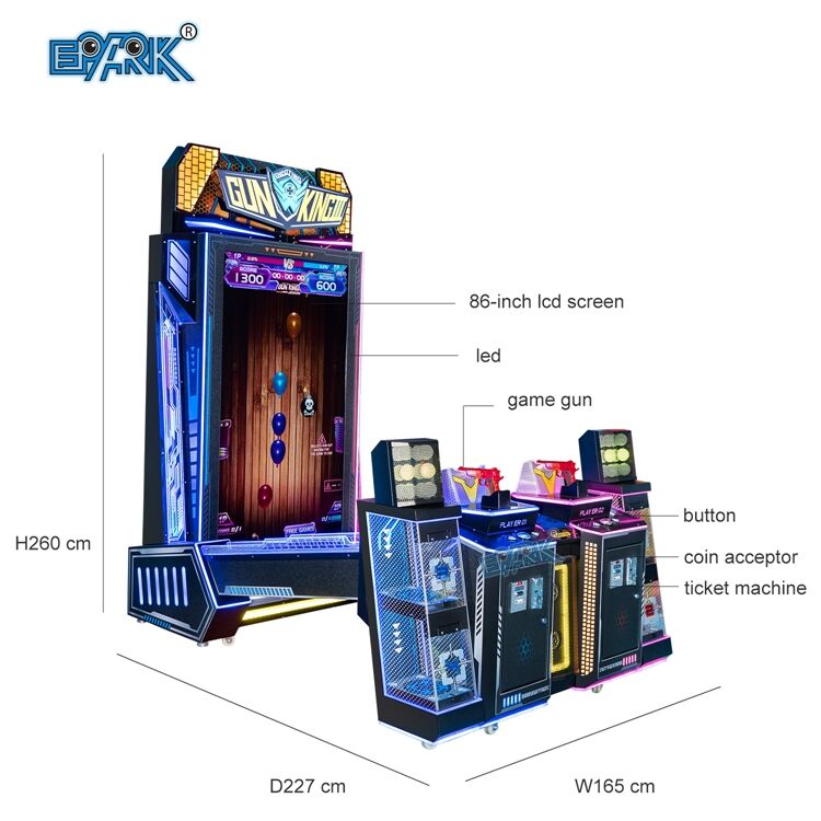 Entertainment Center Coin Operated 2 Player Gun Quick Shooting Gun Simulator Arcade Game Machine