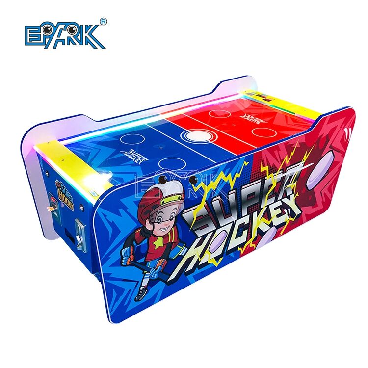 Mesa de air hockey operada por moedas para crianças, máquina de fliperama de diversão