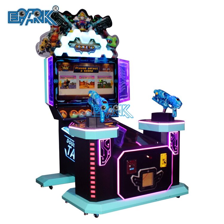 Amusement Park Electric Shooting Arcade Machine Kids Play Video Games Shooting Game Machine