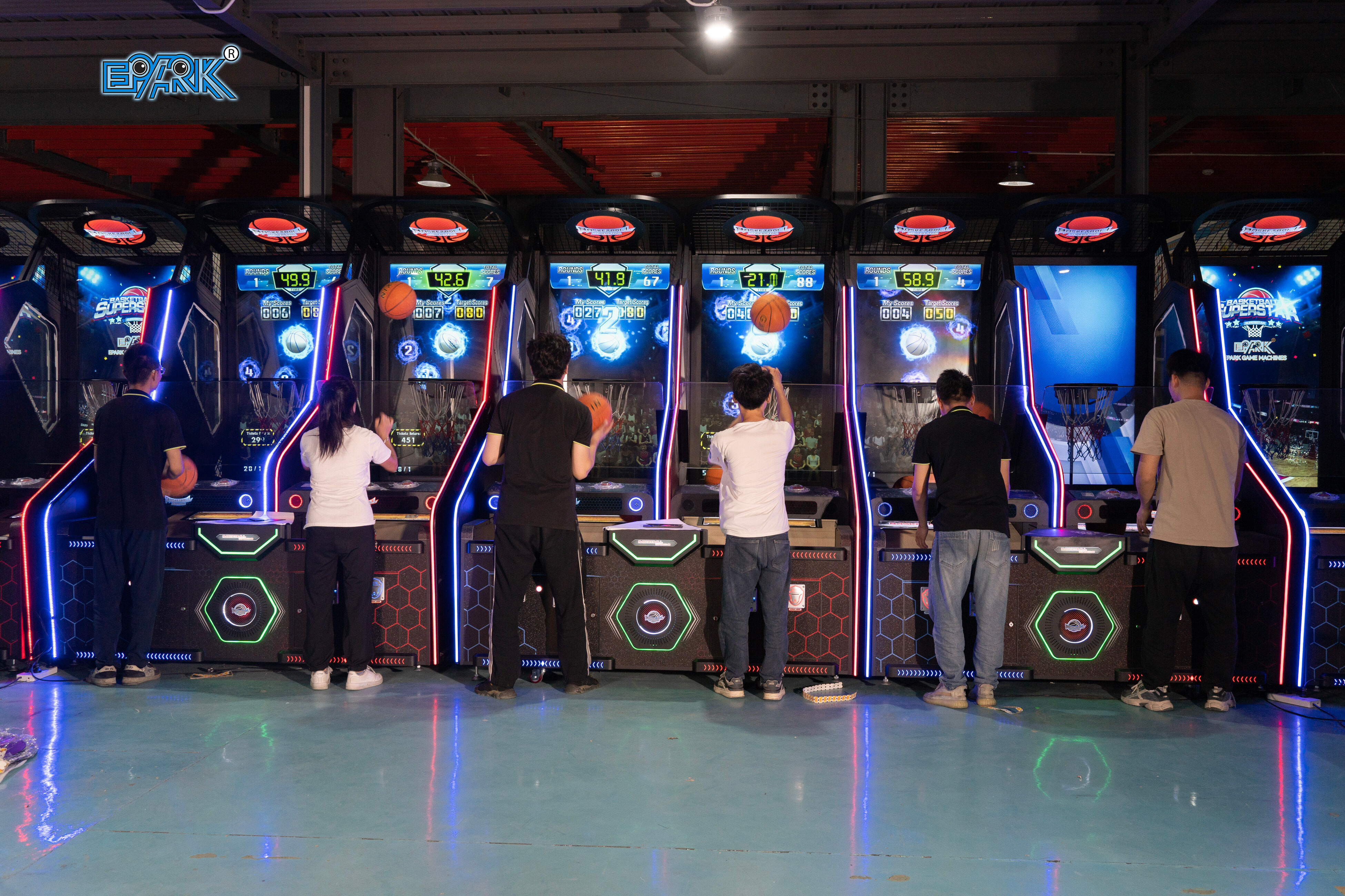 Arcade Center Basketball Machine – Core Attraction for Gamers