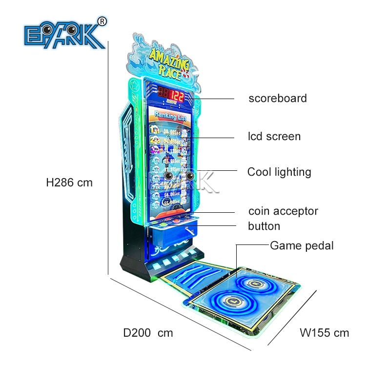 Indoor Amusement Sport Games Amazing Race Game Machines