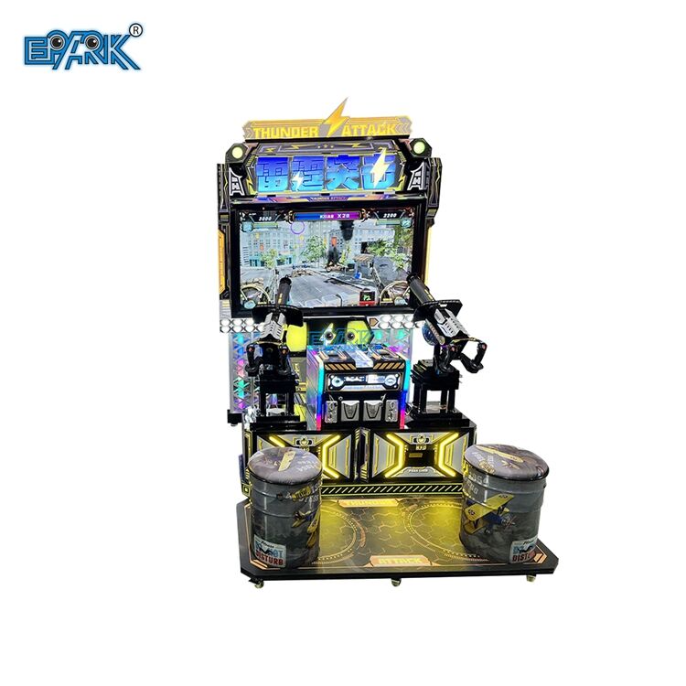 2 Player Video Amusement Shooting Game Coin Operated Video Simulator Arcade Machine