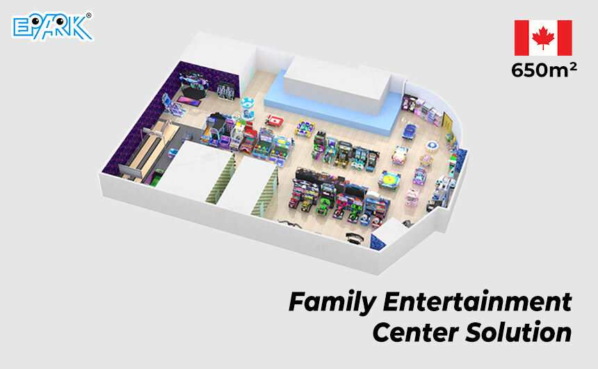 проект аркади та боулінгу 650 м² в Канаді