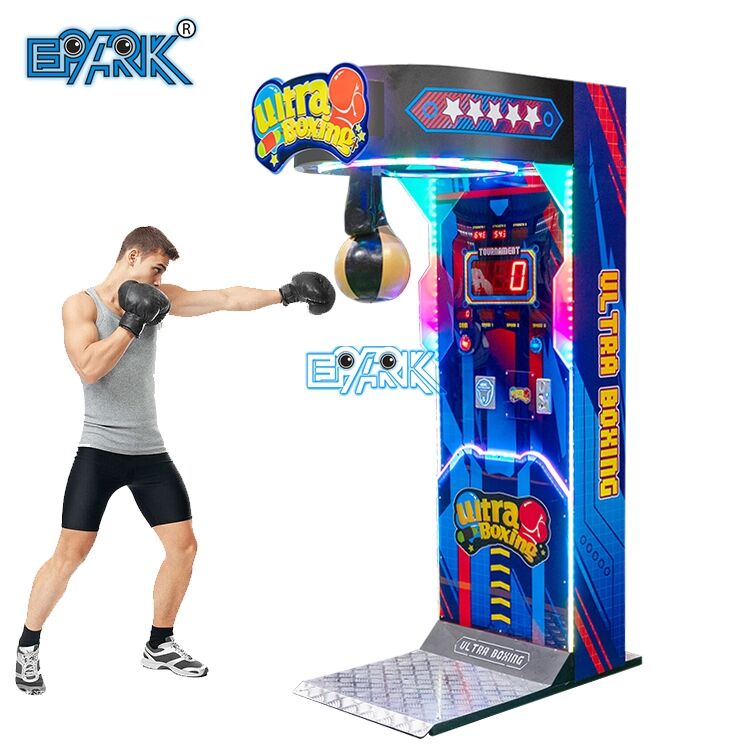 Coin Operated Arcade Game Punch Machines Metal Boxing Arcade Machine ...