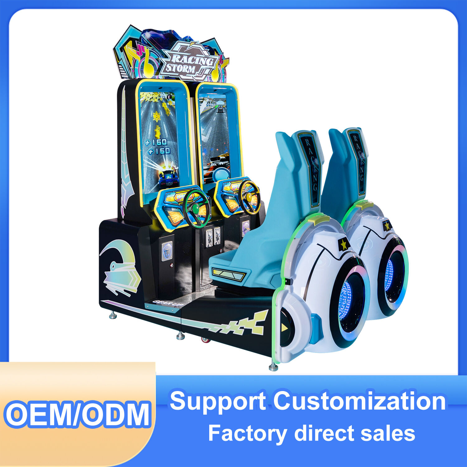 High - Speed Thrills: Coin - Operated Racing Video Games Machine ...
