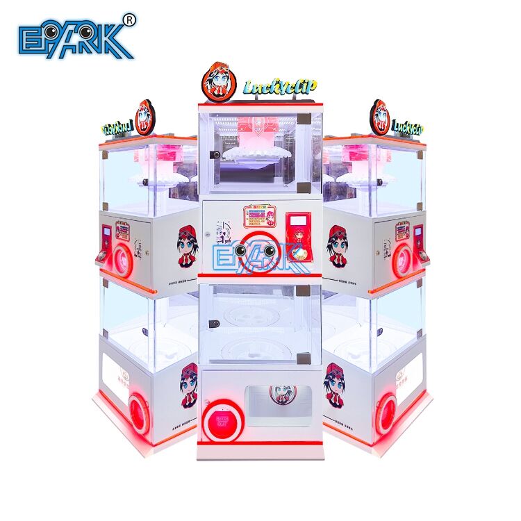 Coin Operated Arcade Clip Sticker Card Snack Gift Prize Game Vending Game Claw Machine