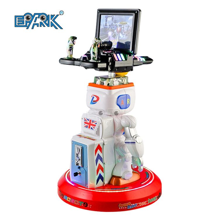 Coin Operated Arcade Intelligent Robot Toys Shooting Simulate Video Games Machine