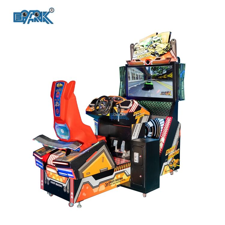 Indoor Amusement Simulator Driving Coin Operated Arcade Racing Simulator Car Driving Game Machine