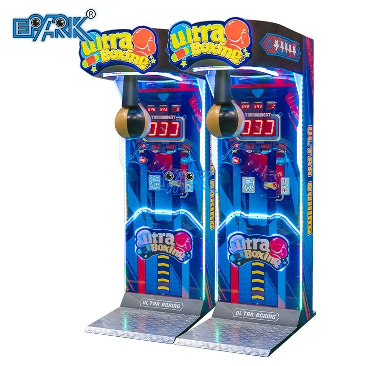 Coin Operated Arcade Game Punch Machines Metal Boxing Arcade Machine ...