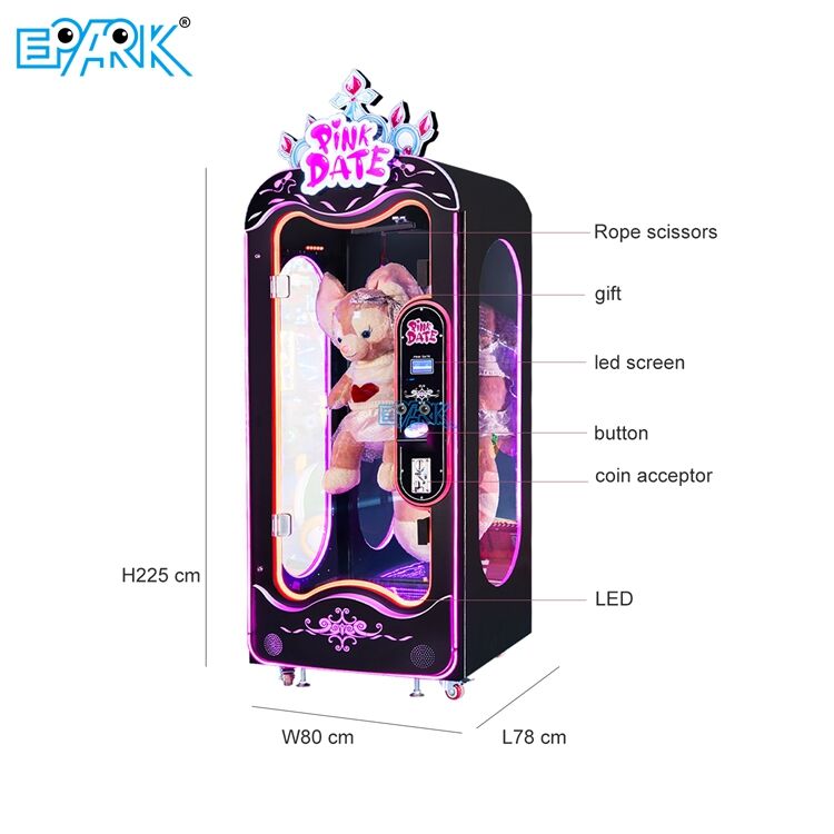 Pink Date Cut Prize Scissors Gift Machine