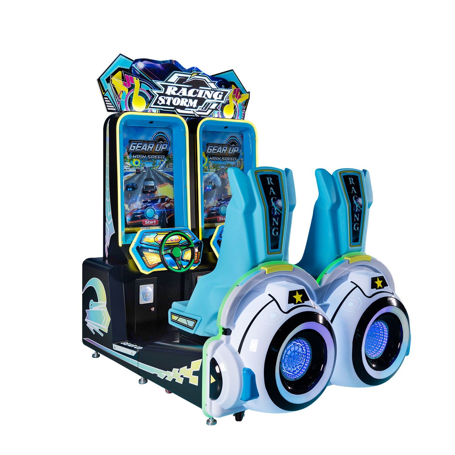High - Speed Thrills: Coin - Operated Racing Video Games Machine ...