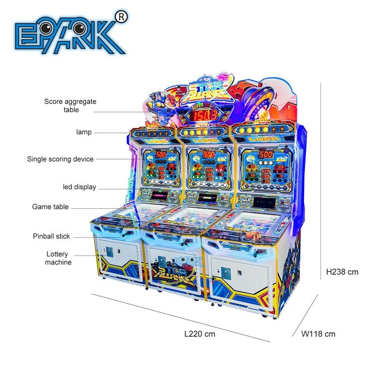 Amusement Park Speed Pinball Redemption Game Machine