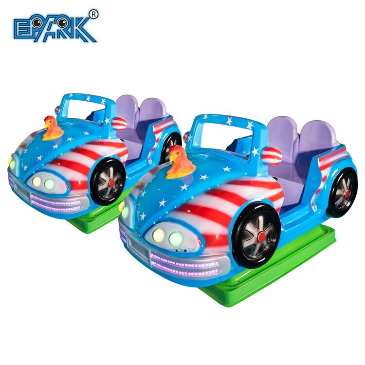 Kids Coin Operated Game Blue Car Kiddie Ride
