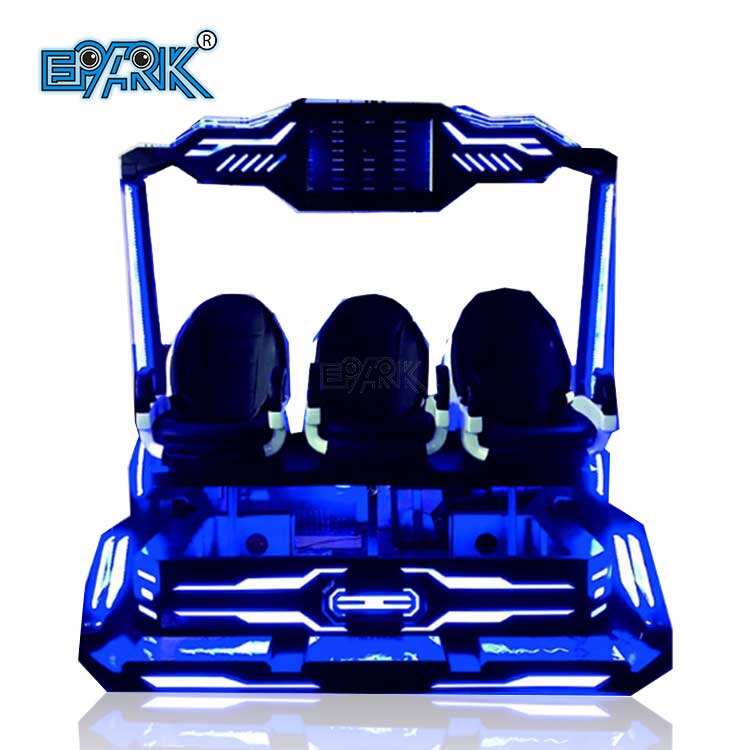 VR Roller Coaster Simulator 3 Seats 9D VR Chair Cinema