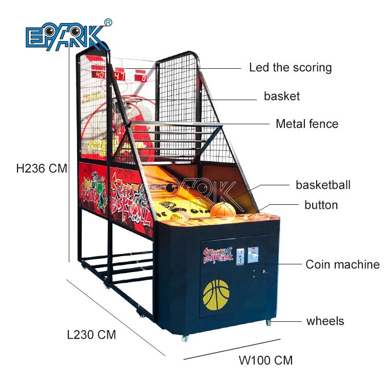 Indoor Street Basketball Arcade Game Machine