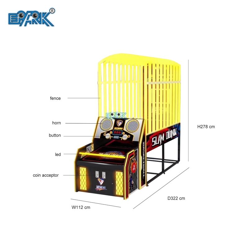 Coin Operated Basketball Machine Indoor Basketball Game Machine