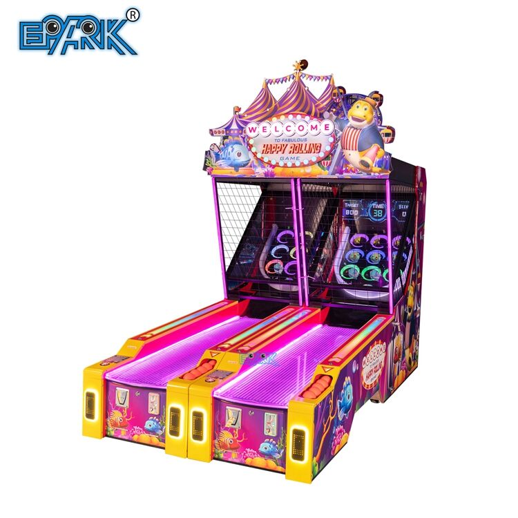 Rolling Ball Bowling Coin Operated Amusement Playground Kids Game