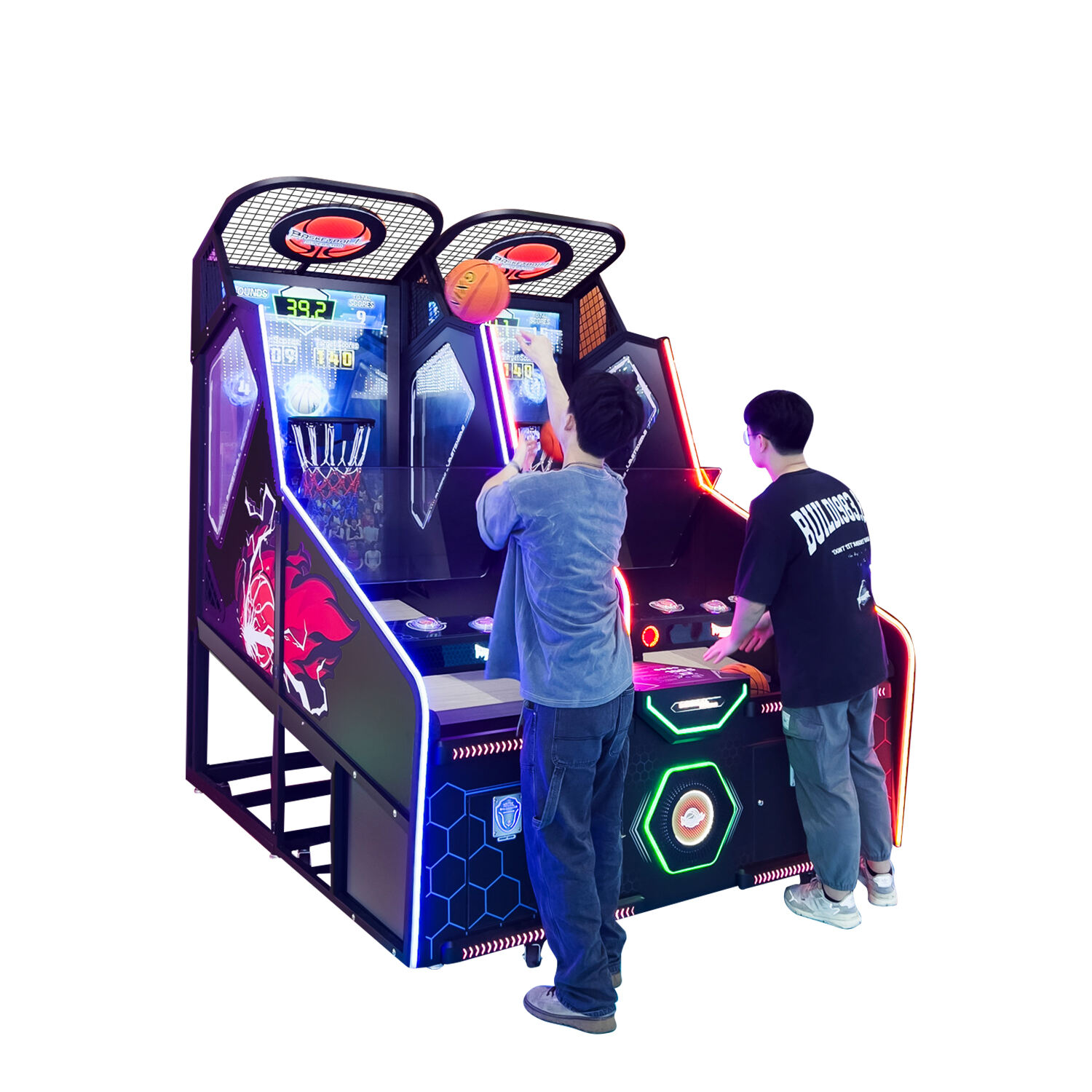 coin operated electronic basketball arcade shooting machine for kids-144