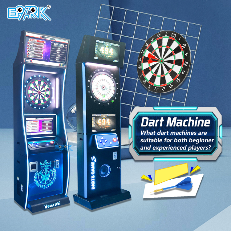 What dart machines are suitable for both beginner and experienced players?