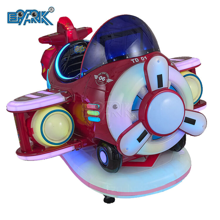 Coin Operated Rocking Car Electric Children Plane Mp5 Rocking Machine Kiddie Ride
