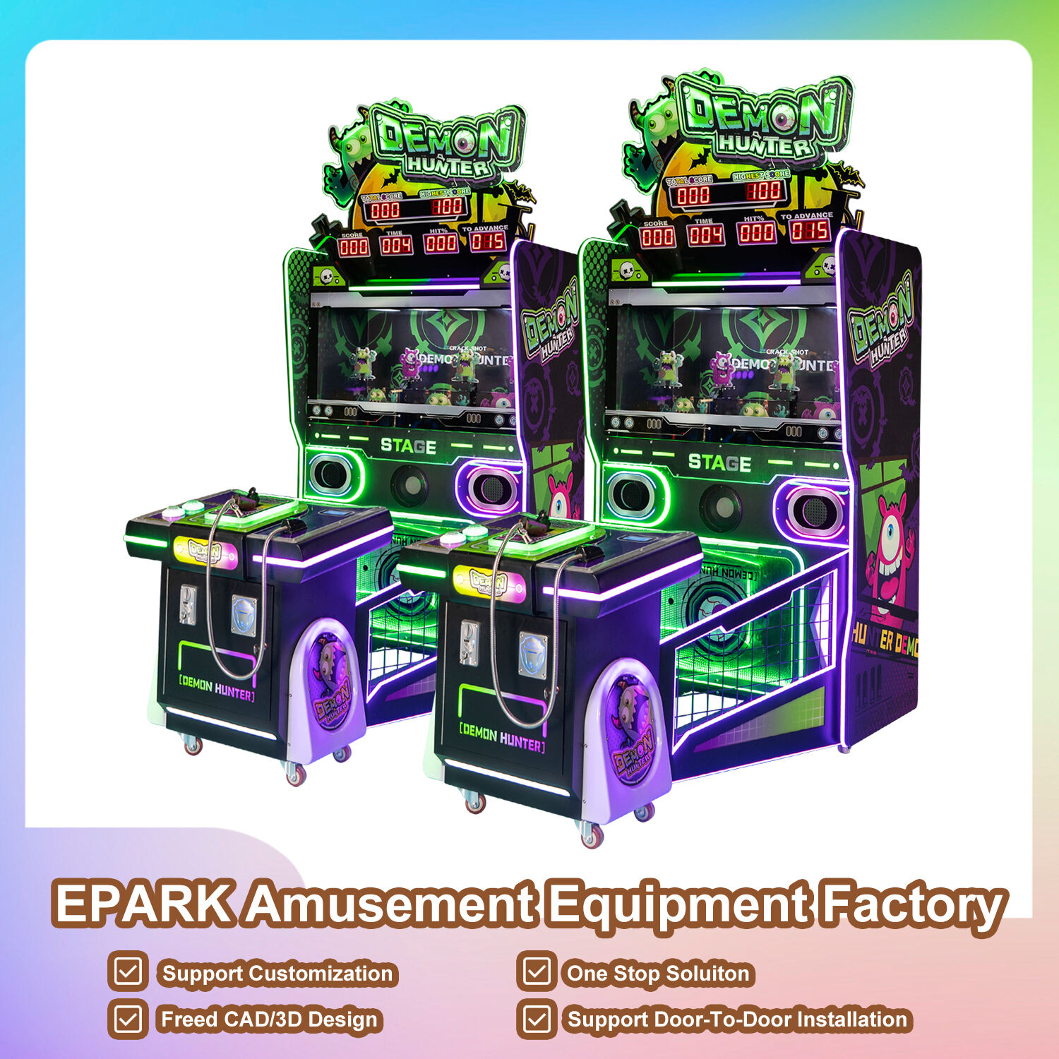 Indoor Amusement Equipment Coin Operated Gun Shooting Arcade Machine